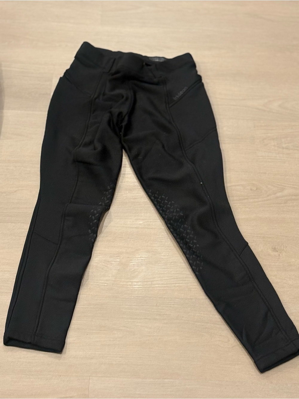 Irideom Black Fleece Lined Riding Tights